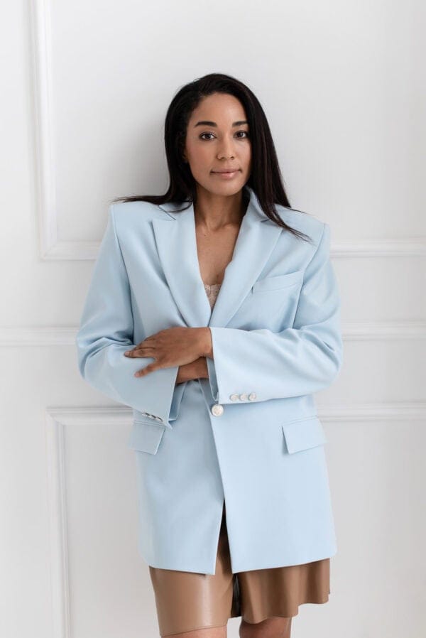 Blue blazer PERNILLA 4